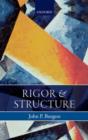 Rigor and Structure - Book