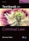 Textbook on Criminal Law - Book