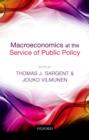 Macroeconomics at the Service of Public Policy - Book