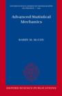 Advanced Statistical Mechanics - Book