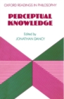 Perceptual Knowledge - Book