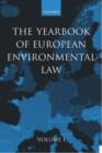 Yearbook of European Environmental Law: Volume One - Book