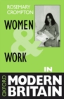 Women and Work in Modern Britain - Book