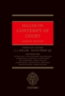 Miller on Contempt of Court - Book