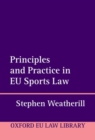 Principles and Practice in EU Sports Law - Book
