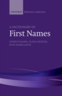 A Dictionary of First Names - Book