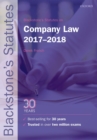 Blackstone's Statutes on Company Law 2017-2018 - Book