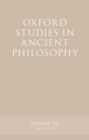 Oxford Studies in Ancient Philosophy, Volume 52 - Book