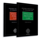 Oxford Principles of English Law : English Private Law (3rd edn) and English Public Law (2nd edn) - Book