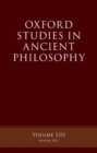 Oxford Studies in Ancient Philosophy, Volume 53 - Book