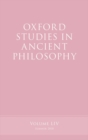 Oxford Studies in Ancient Philosophy, Volume 54 - Book