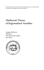 Matheron's Theory of Regionalised Variables - Book