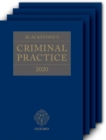Blackstone's Criminal Practice 2020 (Book and All Supplements) - Book