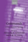 Commands : A Cross-Linguistic Typology - Book