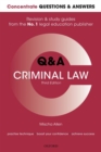 Concentrate Questions and Answers Criminal Law : Law Q&A Revision and Study Guide - Book