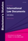 Blackstone's International Law Documents - Book