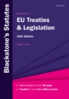 Blackstone's EU Treaties & Legislation - eBook