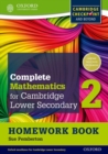 Complete Mathematics for Cambridge Lower Secondary Homework Book 2 (First Edition) - Pack of 15 - Book