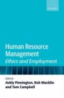Human Resource Management : Ethics and Employment - Book