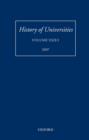 History of Universities : Volume XXII/1 - Book