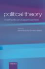 Political Theory : Methods and Approaches - Book