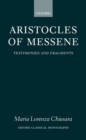 Aristocles of Messene : Testimonia and Fragments - Book