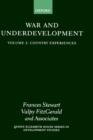War and Underdevelopment: Volume 2: Country Experiences - Book