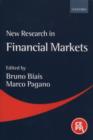 New Research in Financial Markets - Book