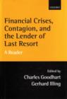 Financial Crises, Contagion, and the Lender of Last Resort : A Reader - Book