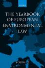Yearbook of European Environmental Law : Volume Two - Book