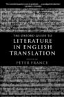 The Oxford Guide to Literature in English Translation - Book
