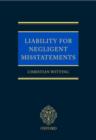 Liability for Negligent Misstatements - Book