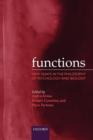 Functions : New Essays in the Philosophy of Psychology and Biology - Book