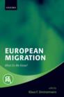 European Migration : What Do We Know? - Book