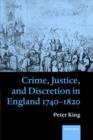Crime, Justice and Discretion in England 1740-1820 - Book