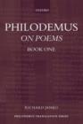 Philodemus: On Poems, Book 1 - Book