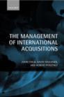 The Management of International Acquisitions - Book