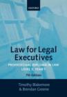 Law for Legal Executives : Professional Diploma in Law, Level 3 Year 1 - Book