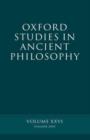 Oxford Studies in Ancient Philosophy XXVI : Summer 2004 - Book