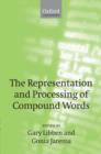 The Representation and Processing of Compound Words - Book