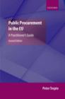 Public Procurement in the EU : A Practitioner's Guide - Book