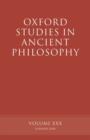 Oxford Studies in Ancient Philosophy XXX : Summer 2006 - Book