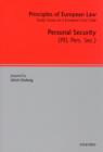 Principles of European Law : Personal Security - Book