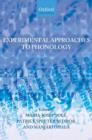 Experimental Approaches to Phonology - Book