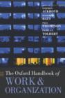 The Oxford Handbook of Work and Organization - Book