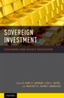 Sovereign Investment : Concerns and Policy Reactions - eBook