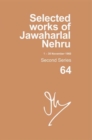 SELECTED WORKS OF JAWAHARLAL NEHRU (1 NOV-30 NOV 1960) : Second series, Vol. 64 - Book