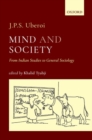 Mind and Society : From Indian Studies to General Sociology - Book