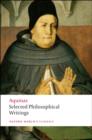 Selected Philosophical Writings - Book