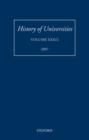 History of Universities : Volume XXIII/1 - Book